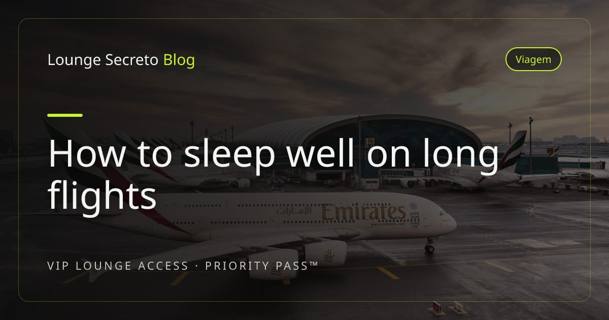 Passenger resting with a sleep mask in an airplane seat