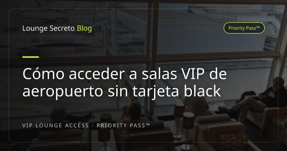 Sala VIP de aeropuerto con sillones cómodos y luz suave