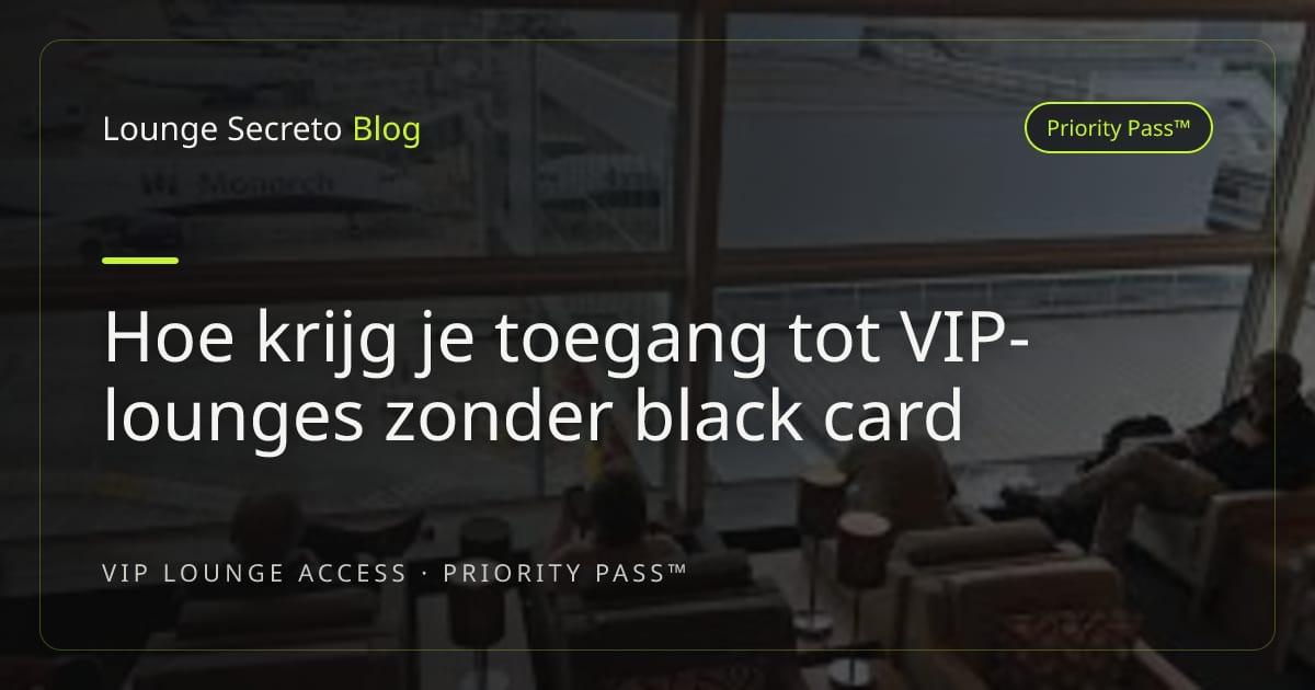 VIP-lounge op de luchthaven met comfortabele fauteuils en zacht licht